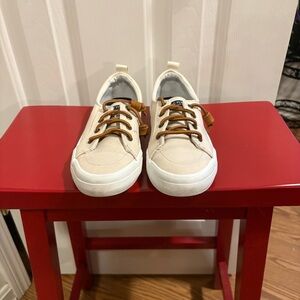 Sperry top-Sider-Women-Ivory Canvas-STS83794-Shoes.Sz-7
